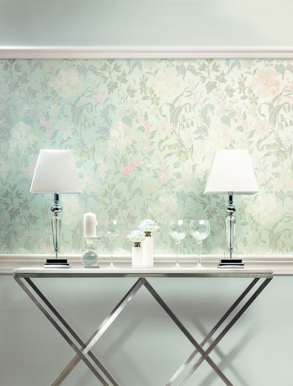 Обои Loymina Equator Flower Bed QTR4 006 10,05×1 фото в интерьере